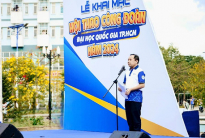 CÔNG ĐOÀN TRUNG TÂM LÝ LUẬN CHÍNH TRỊ THAM GIA  HỘI THAO CÔNG ĐOÀN ĐHQG-HCM