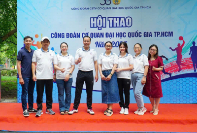 CÔNG ĐOÀN TRUNG TÂM LÝ LUẬN CHÍNH TRỊ THAM GIA HỘI THAO CÔNG ĐOÀN CƠ QUAN ĐHQG-HCM NĂM 2025
